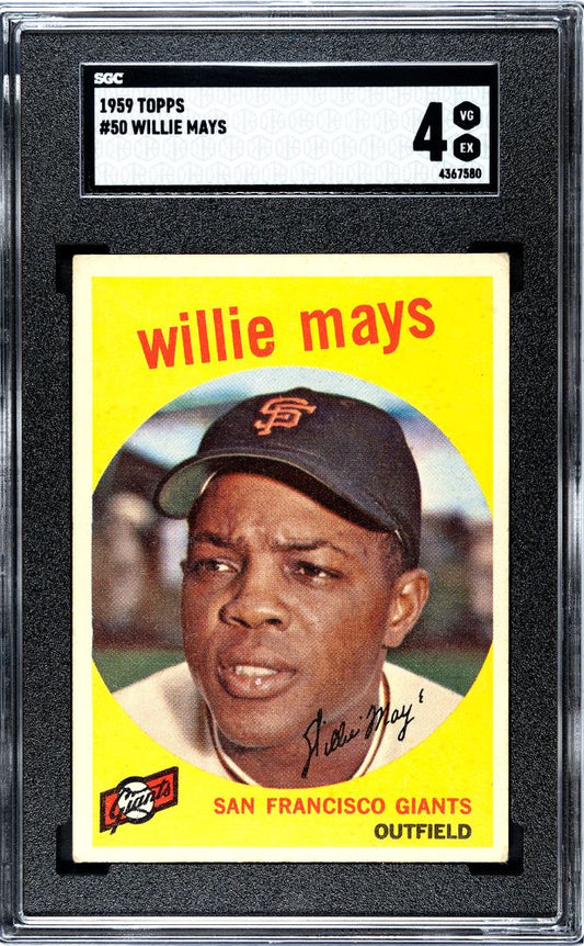 1959 TOPPS WILLIE MAYS #50 SGC 4