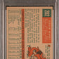 1959 TOPPS ROGER MARIS GRAY BACK #202 PSA 8