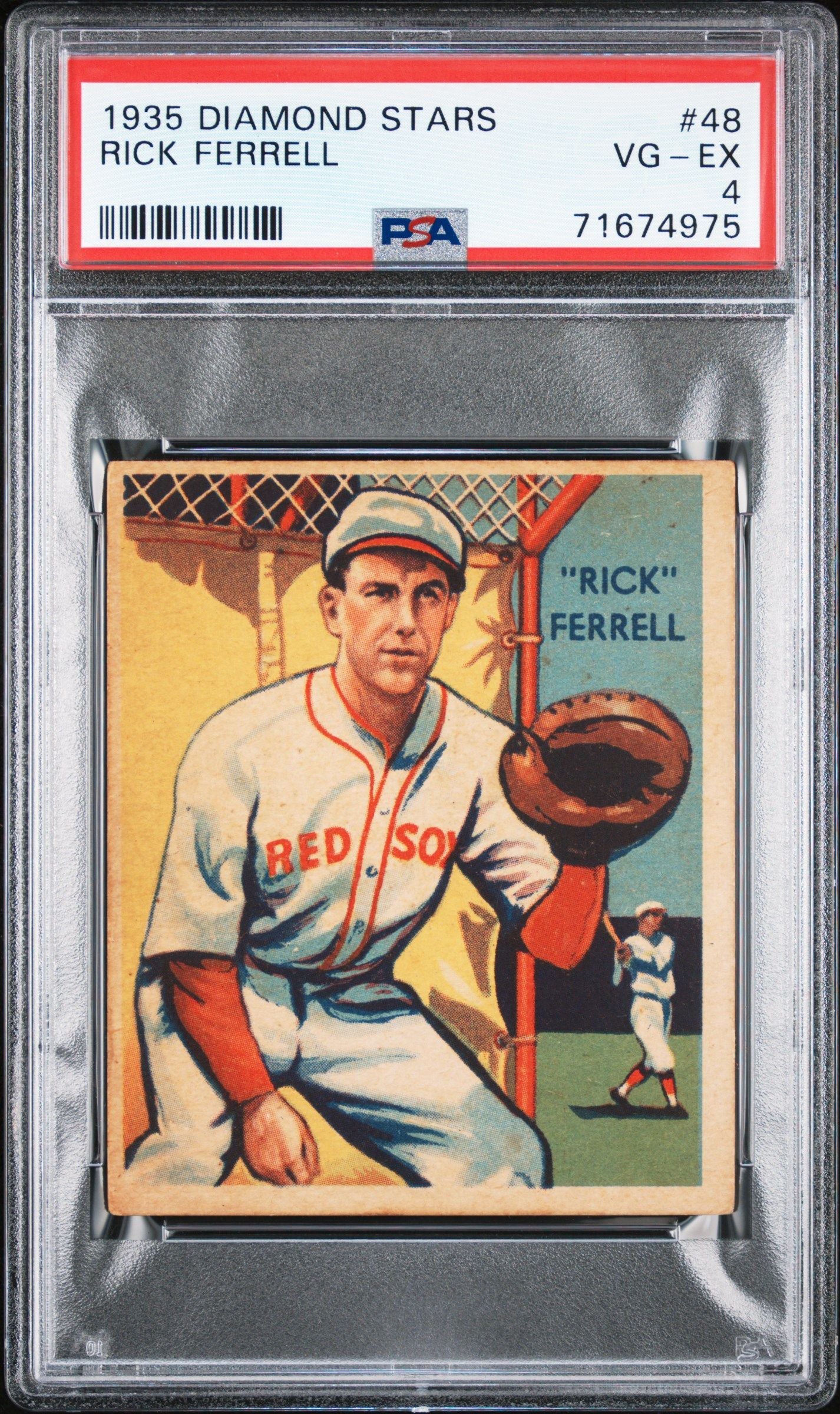 1935 DIAMOND RICK FERRELL STARS #48 PSA 4
