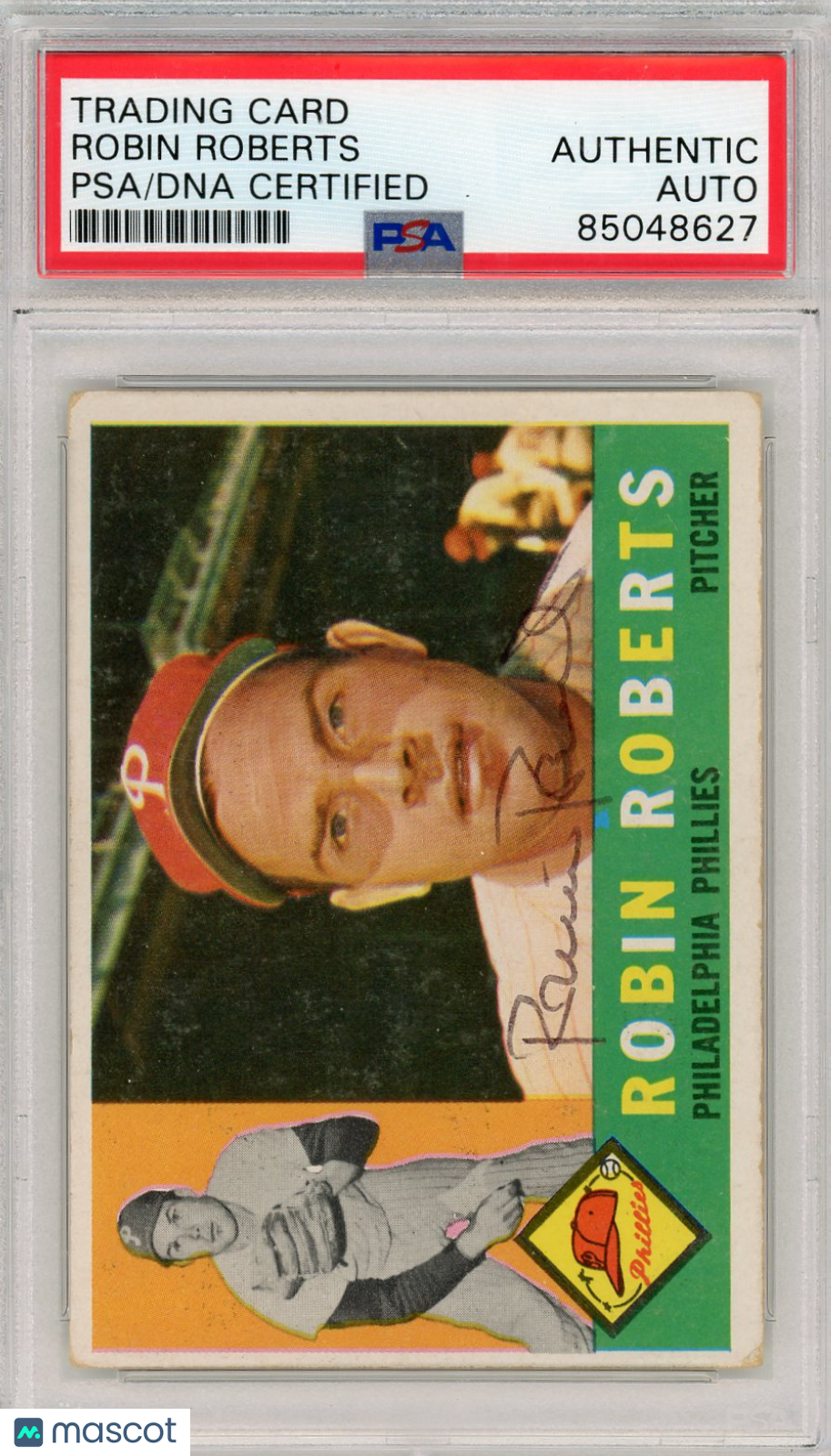 1960 Topps Robin Roberts PSA A Auto A