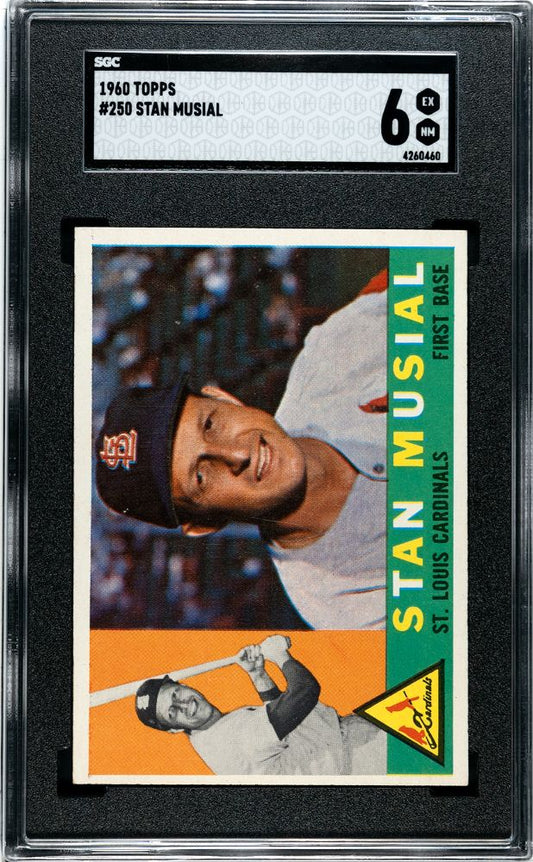 1960 TOPPS STAN MUSIAL #250 SGC 6