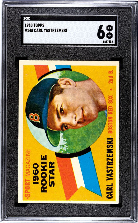 1960 TOPPS CARL YASTRZEMSKI #148 SGC 6