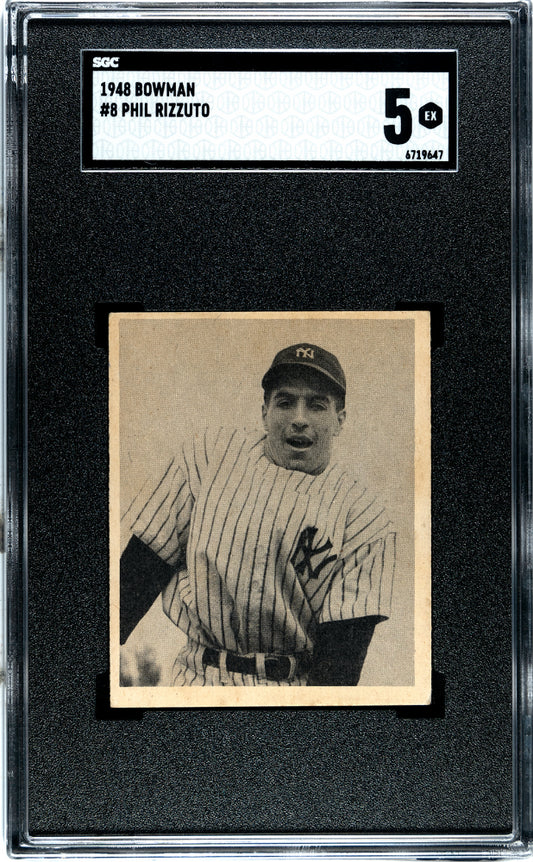 1948 BOWMAN PHIL RIZZUTO #8 SGC 5