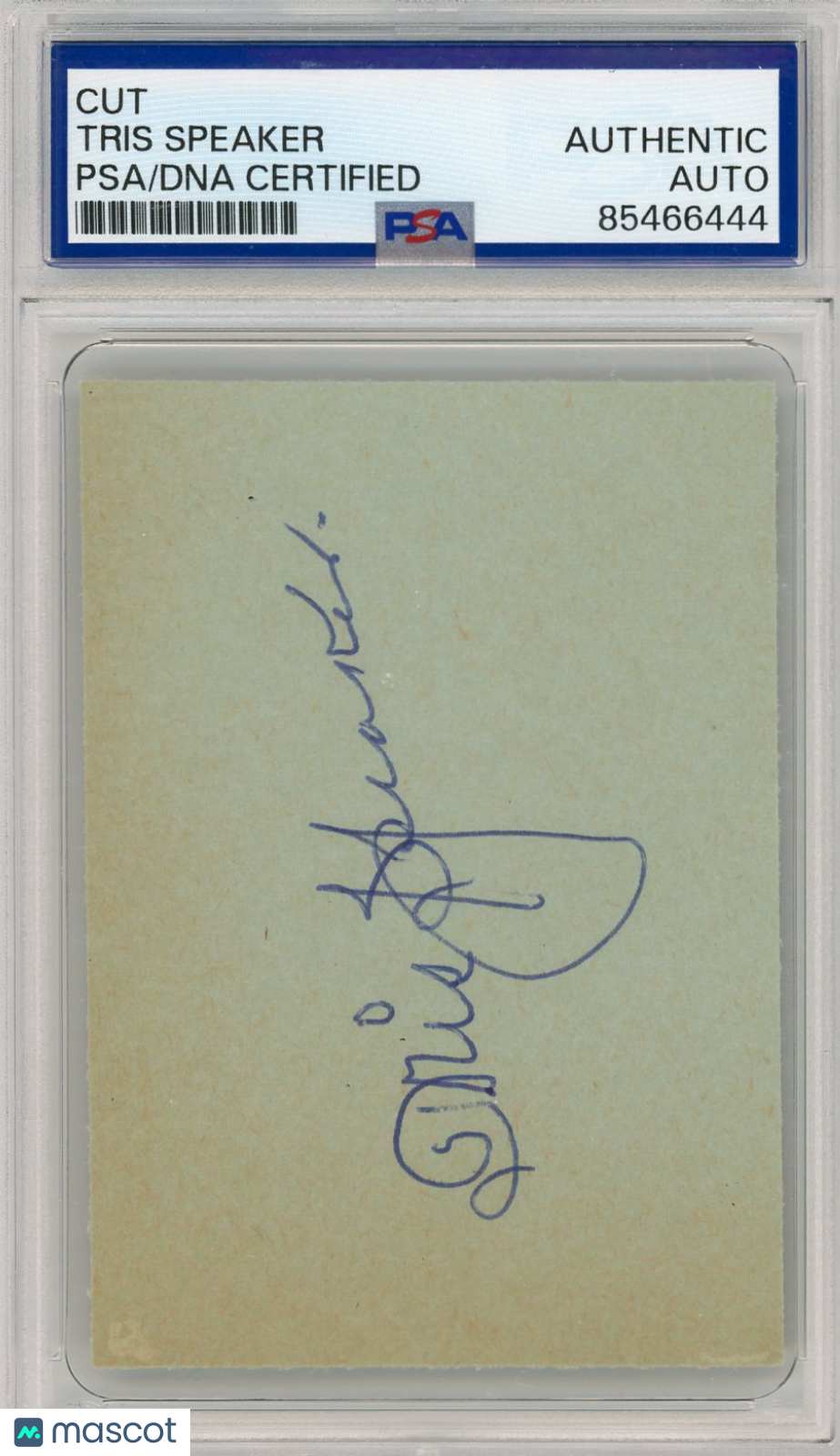 Tris Speaker PSA A Auto A