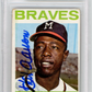 1964 Topps Hank Aaron #300 BVG Authentic BAS Auto A