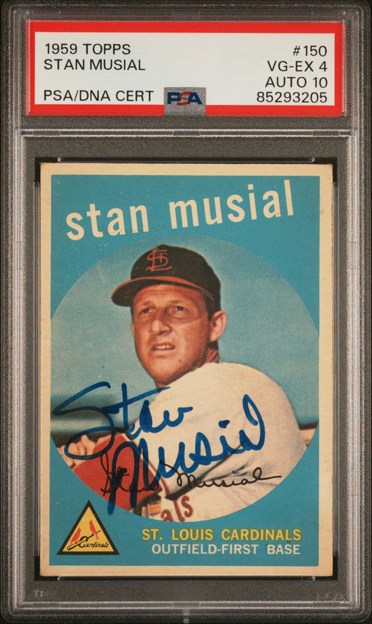 1959 Topps #150 Stan Musial PSA 4