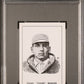 1950 CHAS.CHIEF BENDER CALLAHAN HALL OF FAME BIO ENDS...IMMORTAL NAME PSA 9