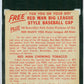 1955 Redman Tobacco Hank Bauer #AL-22 SGC 7