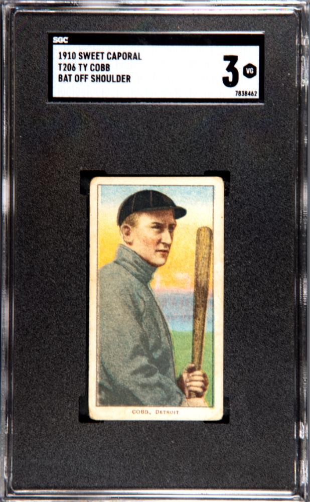 1909-11 T206 White Border #NNO Ty Cobb Sweet Caporal SGC 3