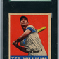 1948 Leaf Gum Co. Ted Williams #76 SGC 4