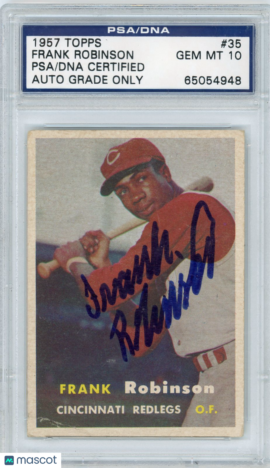 1957 Frank Robinson PSA A Auto 10