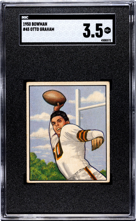 1950 BOWMAN OTTO GRAHAM #45 SGC 3.5