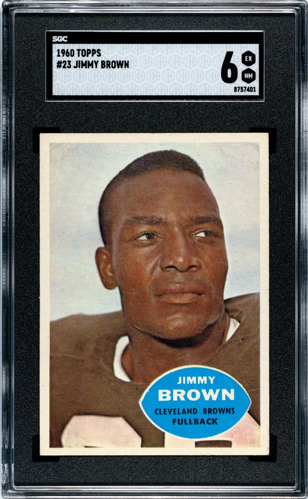 1960 TOPPS JIMMY BROWN #23 SGC 6