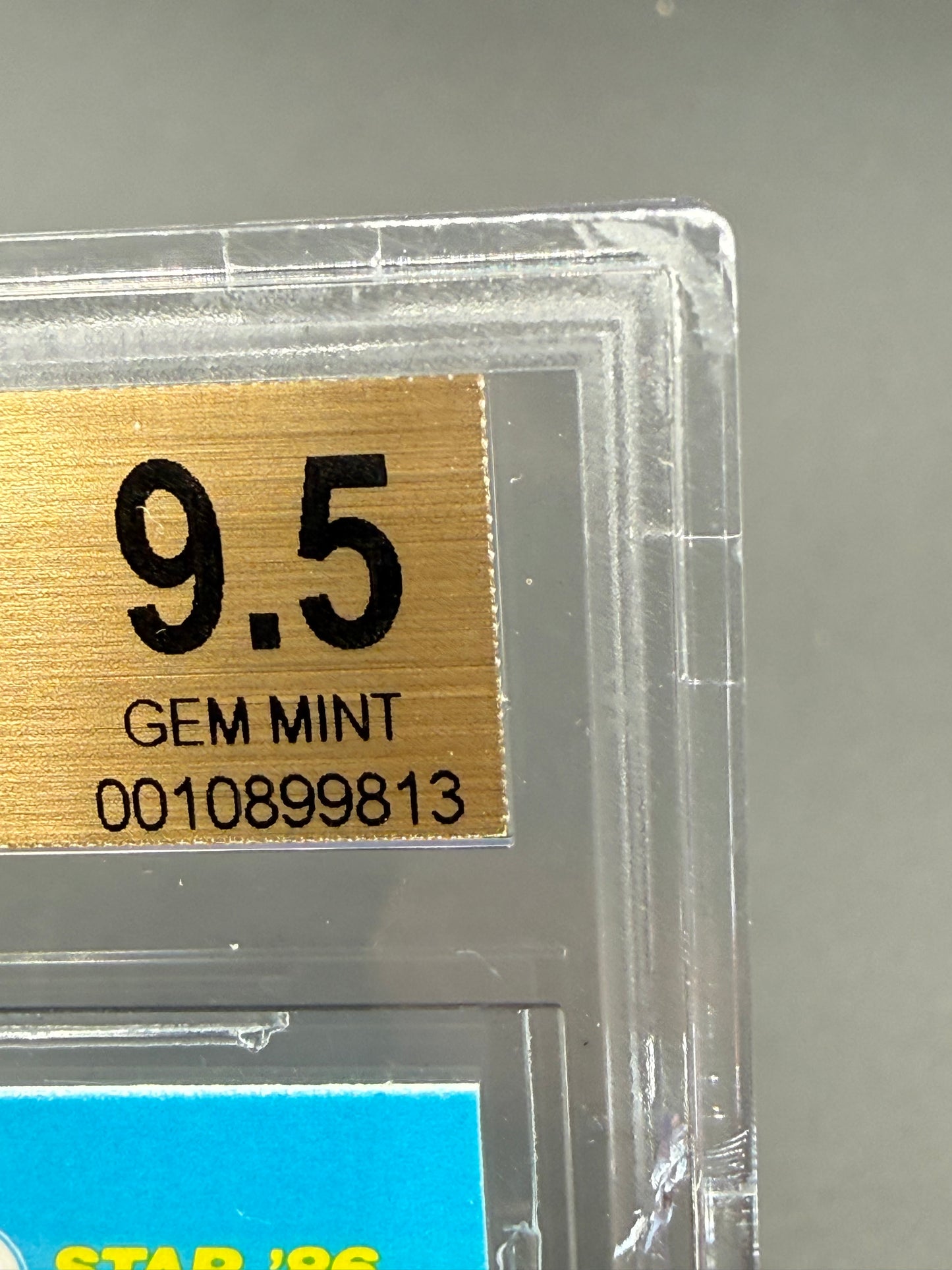 1986 Star Best of the New/Old Michael Jordan #2 BGS 9.5