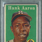 1958 TOPPS HANK AARON WHITE NAME #30 PSA 6