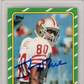 1986 Topps Jerry Rice #161 PSA A Auto 10