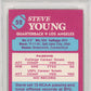 1984 Topps USFL Steve Young #52 PSA A Auto 10
