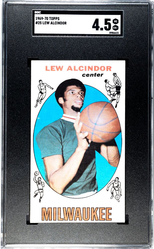 1969-70 TOPPS LEW ALCINDOR #25 SGC 4.5