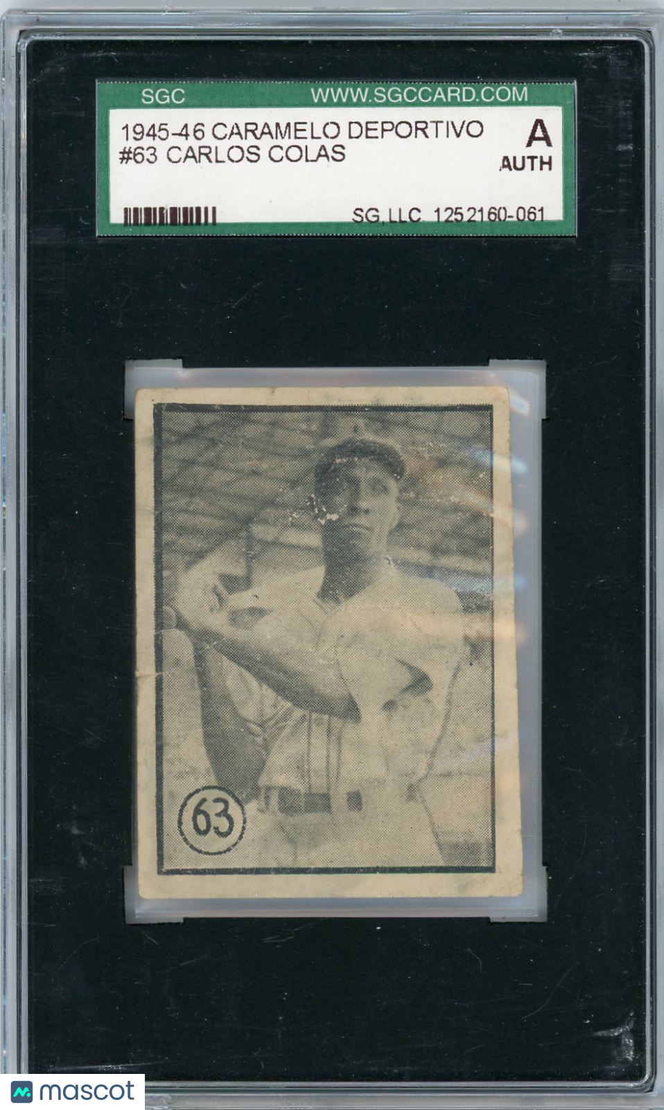 1945 Caramelo Deportivo Carlos Colas #63 SGC A