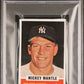 1961 MICKEY MANTLE BAZOOKA HAND CUT #2 PSA AUTHENTIC