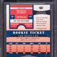 2000 Playoff Contenders Championship Ticket Tom Brady #144 BGS 8 Auto 10