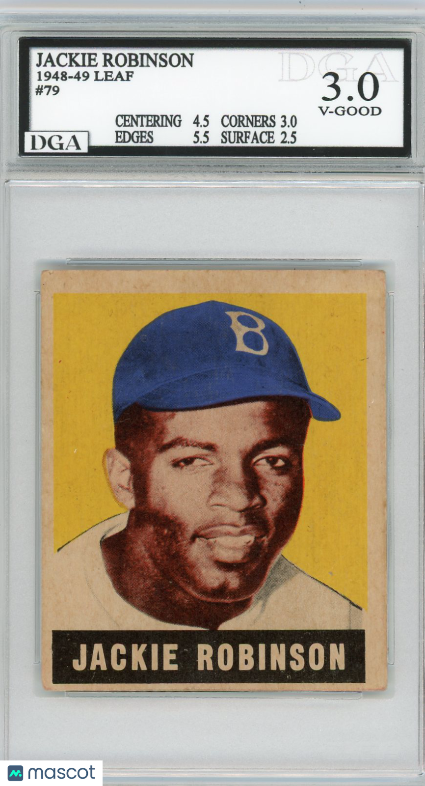 1948 Leaf Jackie Robinson #79 DGA 3