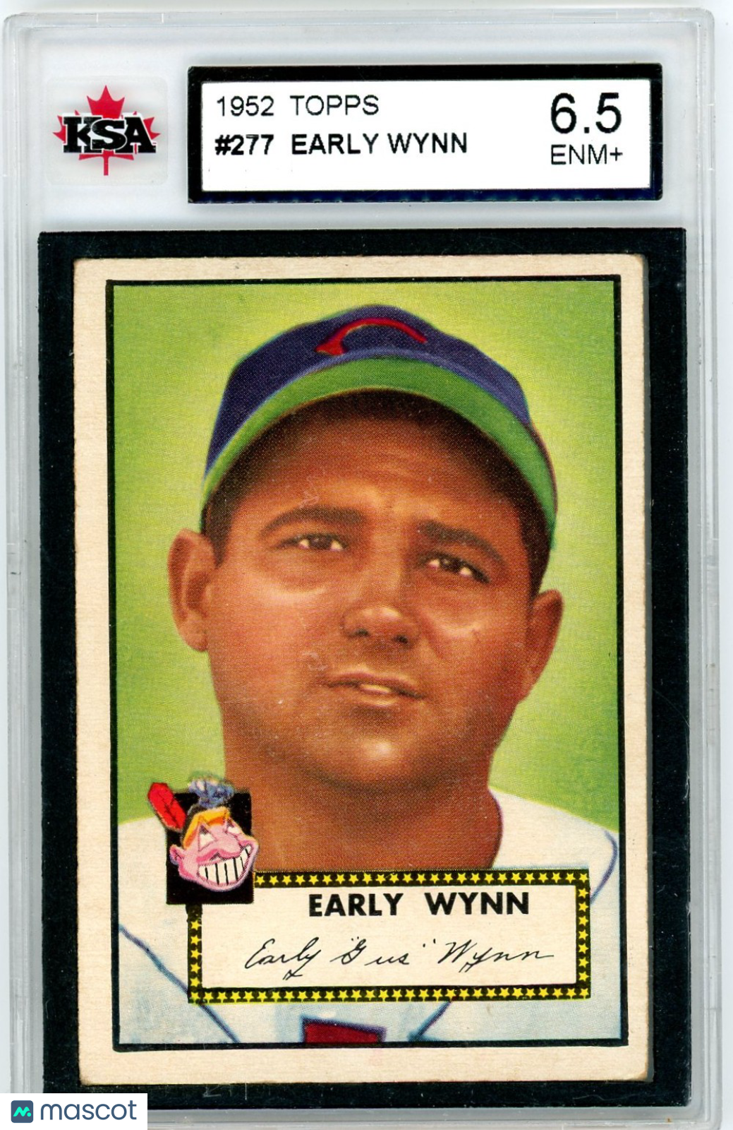 1952 Topps Early Wynn #277 KSA 6.5