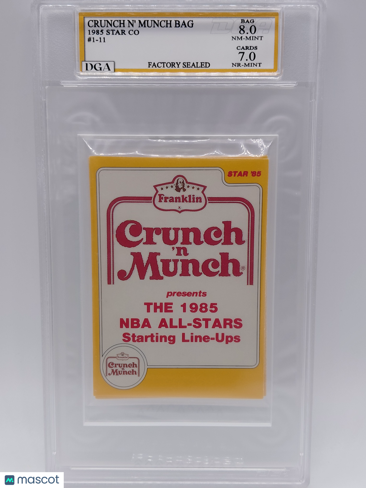 1985 Star Crunch N Munch Factory Sealed Bag DGA 8