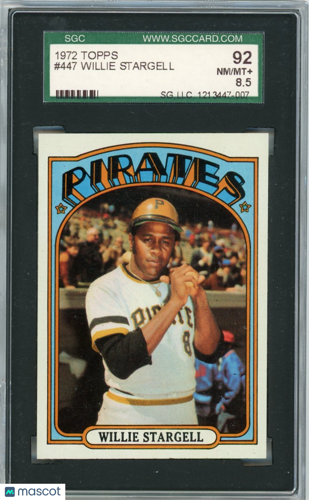 1972 Topps Willie Stargell #447 SGC 8.5
