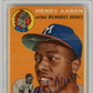 1954 Topps Henry Aaron #128 PSA A Auto 7