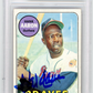 1969 Topps Hank Aaron #100 BVG Authentic BAS Auto A