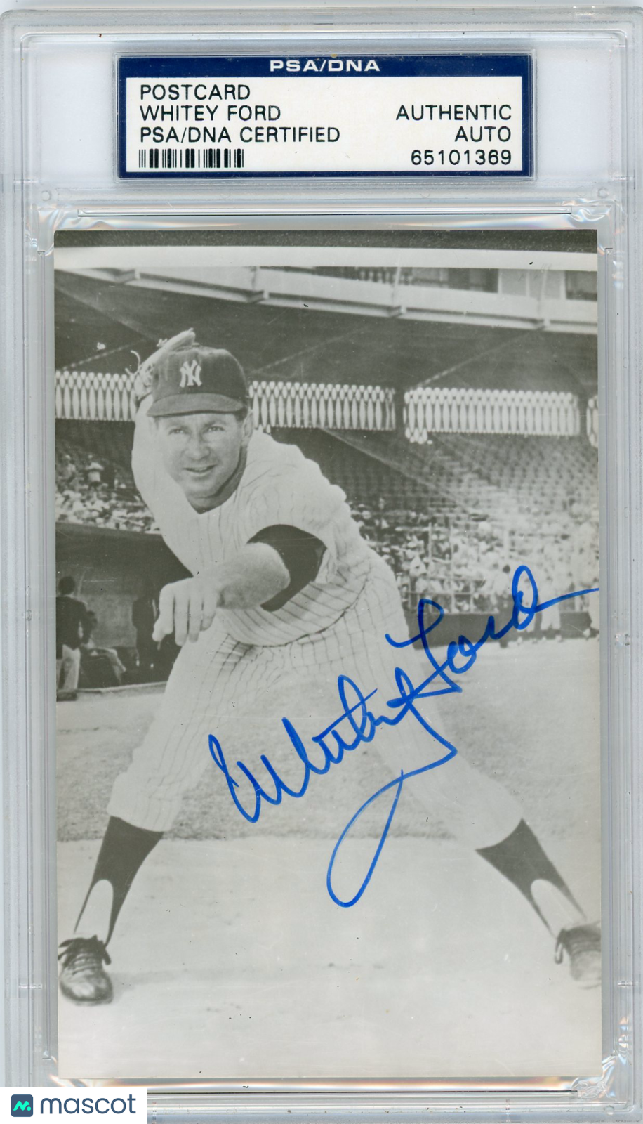 Whitey Ford PSA A Auto A