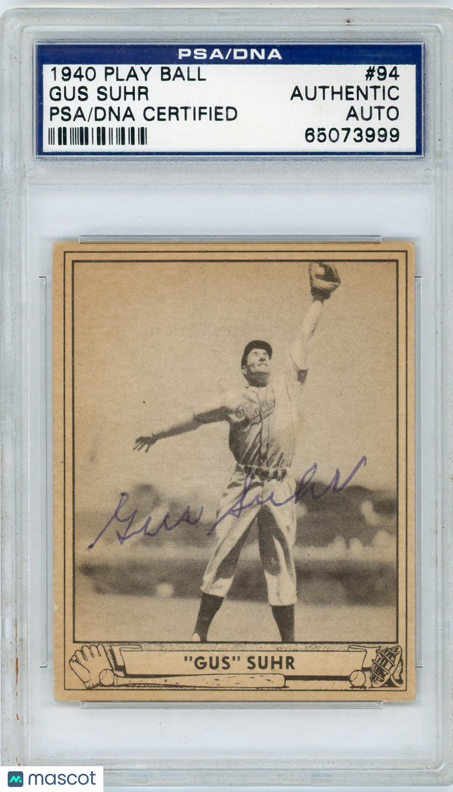 1940 Gus Suhr PSA A Auto A