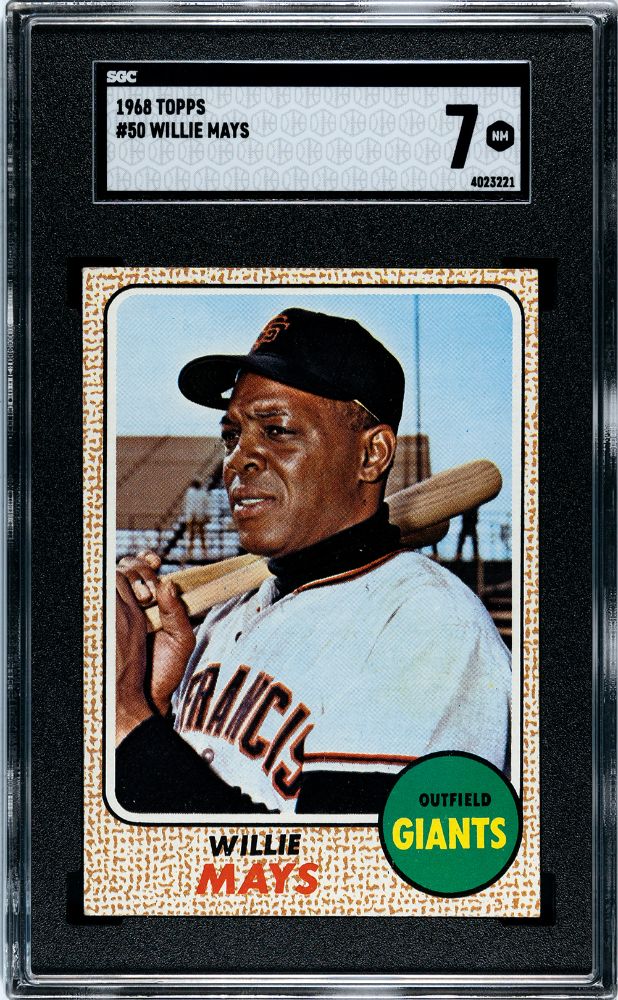 1968 TOPPS WILLIE MAYS #50 SGC 7