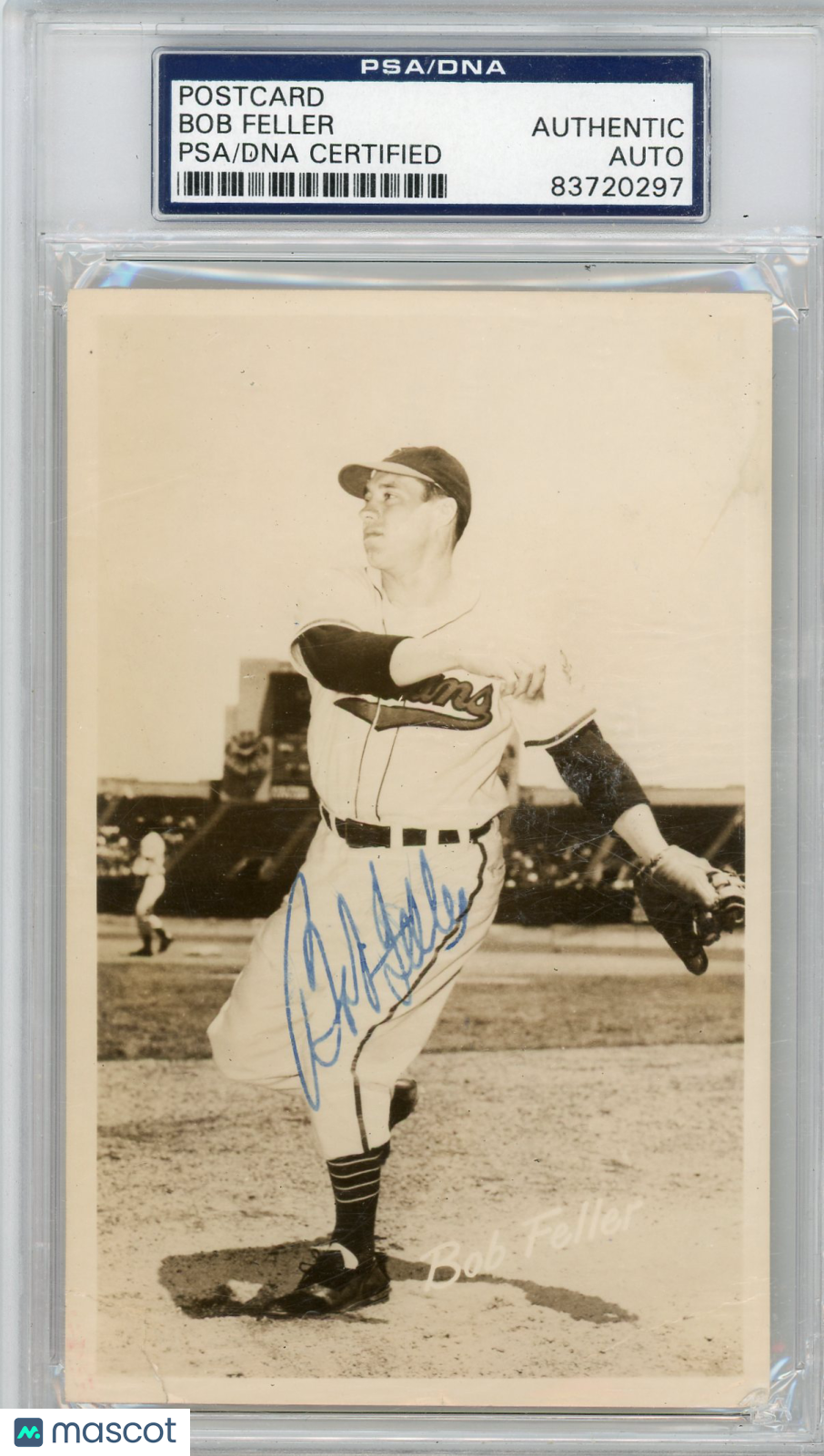 Bob Feller PSA A Auto A