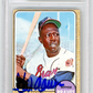 1968 Topps Hank Aaron #110 BVG Authentic BAS Auto A