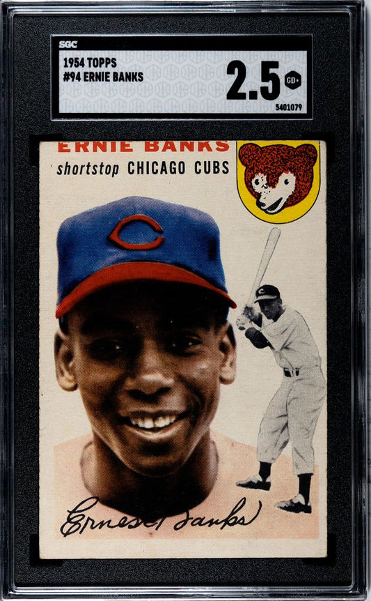 1954 TOPPS ERNIE BANKS #94 SGC 2.5