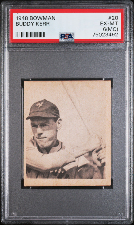 1948 BOWMAN BUDDY KERR #20 PSA 6