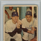 1957 Topps Yogi Berra Mickey Mantle #407 DGA 8 JSA Auto 8