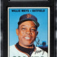 1967 TOPPS WILLIE MAYS #200 SGC 4