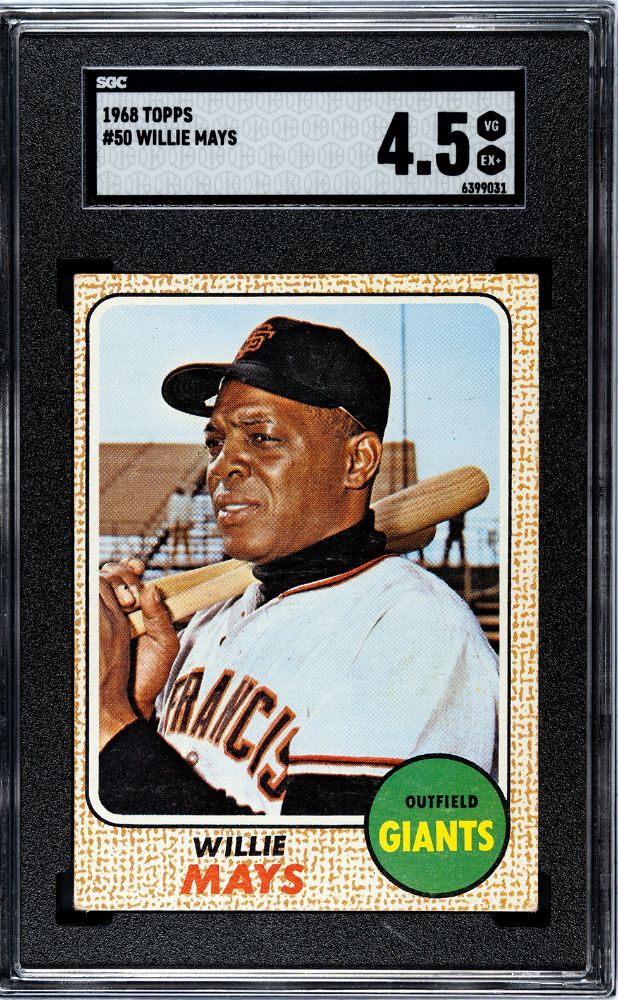 1968 TOPPS WILLIE MAYS #50 SGC 4.5