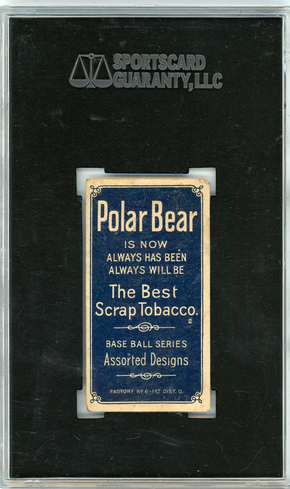 1909 Polar Bear (T206) Tris Speaker SGC 2.5