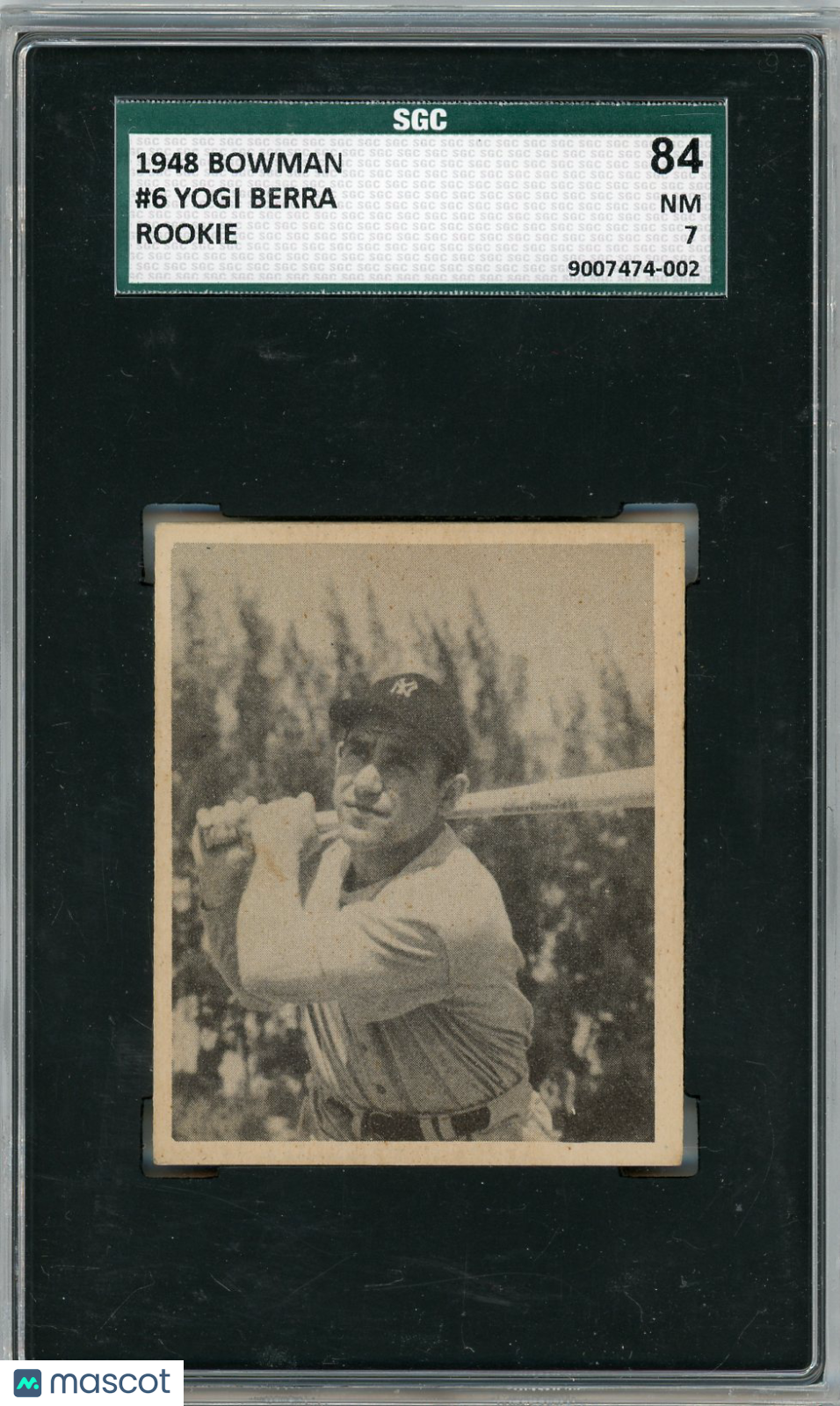 1948 Bowman Yogi Berra #6 SGC 7