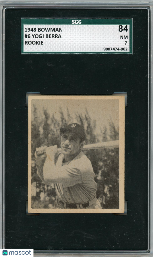1948 Bowman Yogi Berra #6 SGC 7