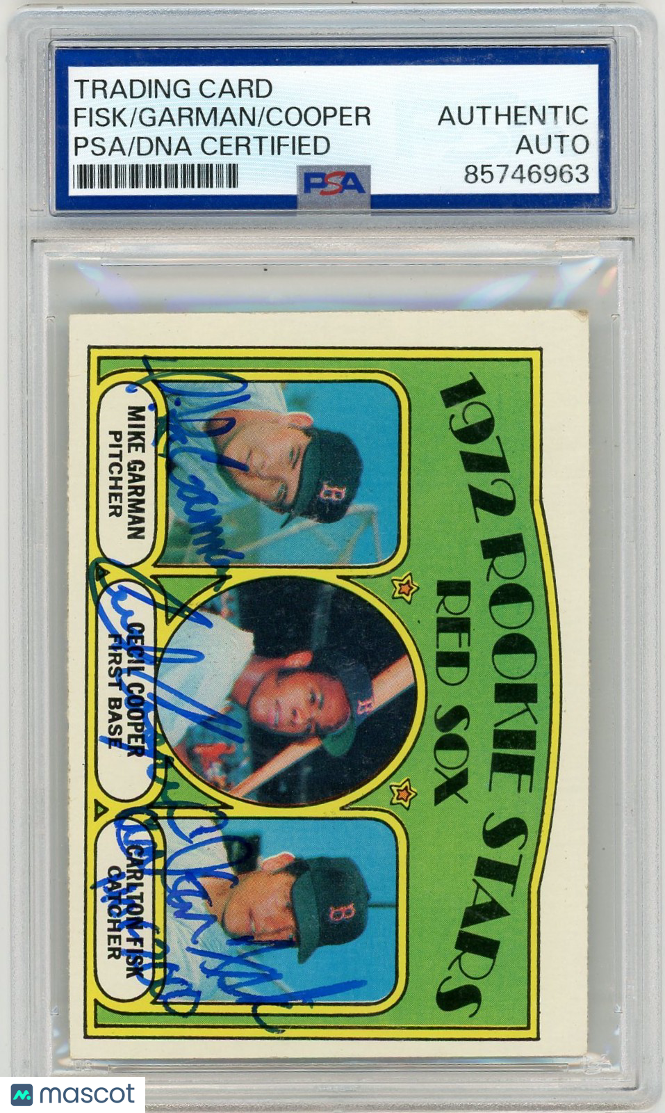 2022 Carlton Fisk PSA A Auto A