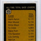 1973 Topps All-Time Total Base Leader Hank Aaron #473 BVG Authentic BAS Auto A