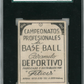 1946 Caramelo Deportivo Introduction Card #1 SGC 1.5