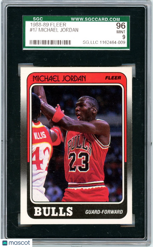 1988 Fleer Michael Jordan #17 SGC 9