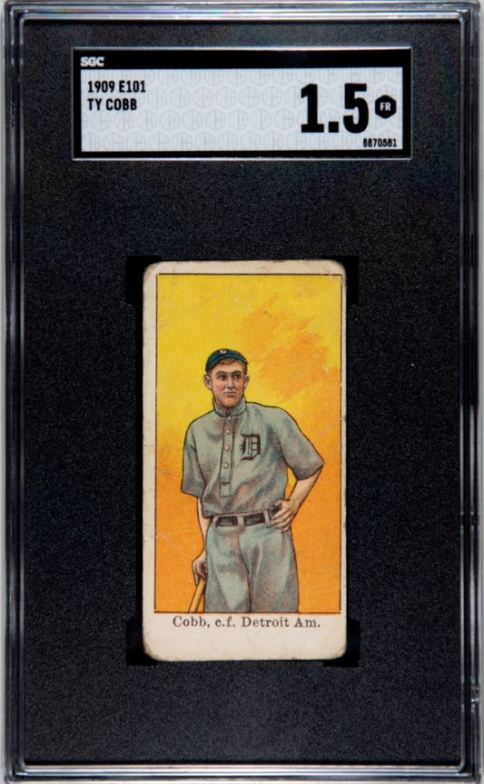 1909 TY COBB E101 (E101) SGC 1.5