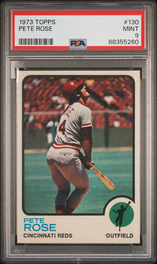 1973 TOPPS PETE ROSE #130 PSA 9